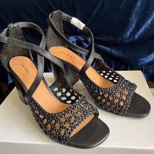Other Stories - Black Sandalette Heels (US 8/Eur 38)